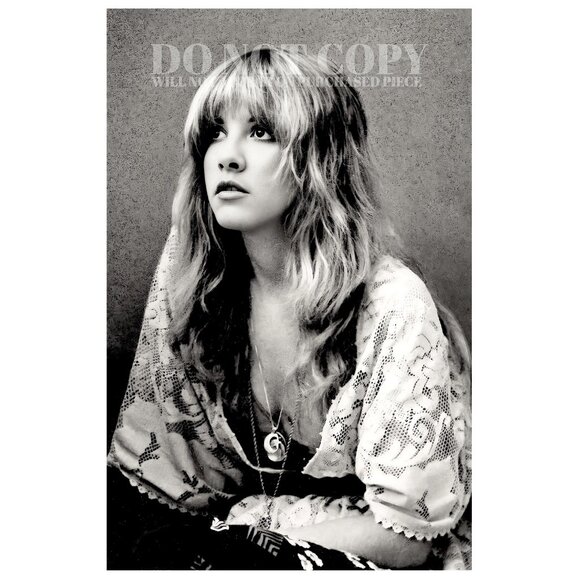 Stevie Nicks Photograph 11 X 17 | RARE 1977 Fleetwood Mac Picture | Poster Print - Picture 1 of 2